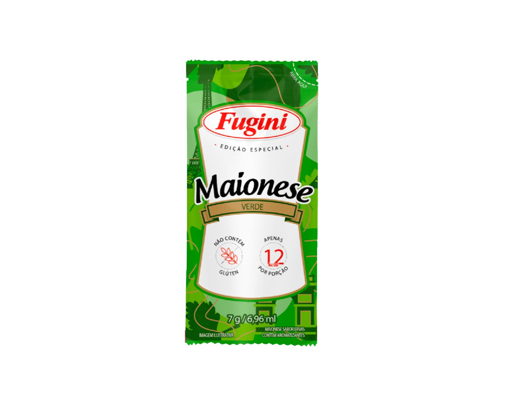 MAIONESE TEMPERADA SACHÊ FUGINI 7 G (CX 144 UN)